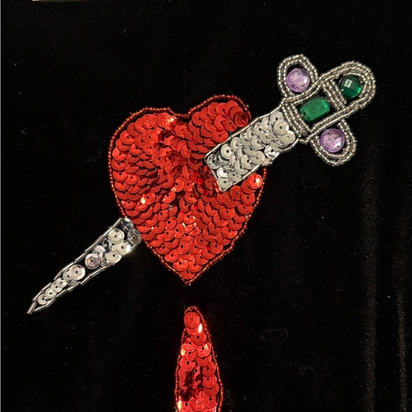 Nicoletta Carlone, black velvet retro style Jezebel Dress  Size 2XL NWT - Picture 4 of 8